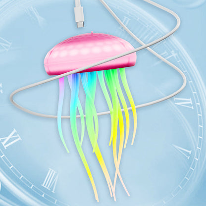 Silica Jellyfish Hanging LED Wall Sconce Lamp Night Light