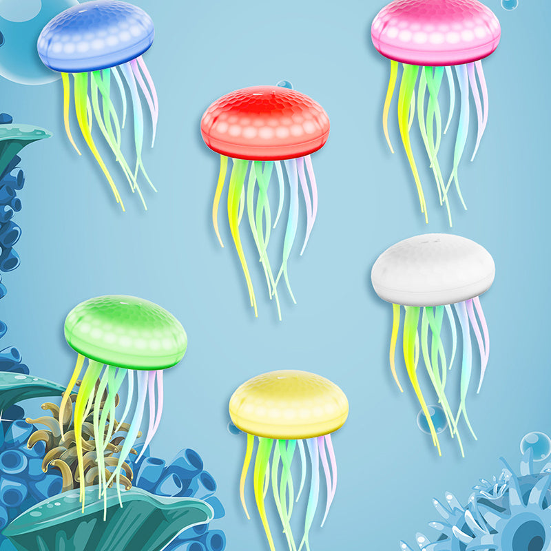 Silica Jellyfish Hanging LED Wall Sconce Lamp Night Light