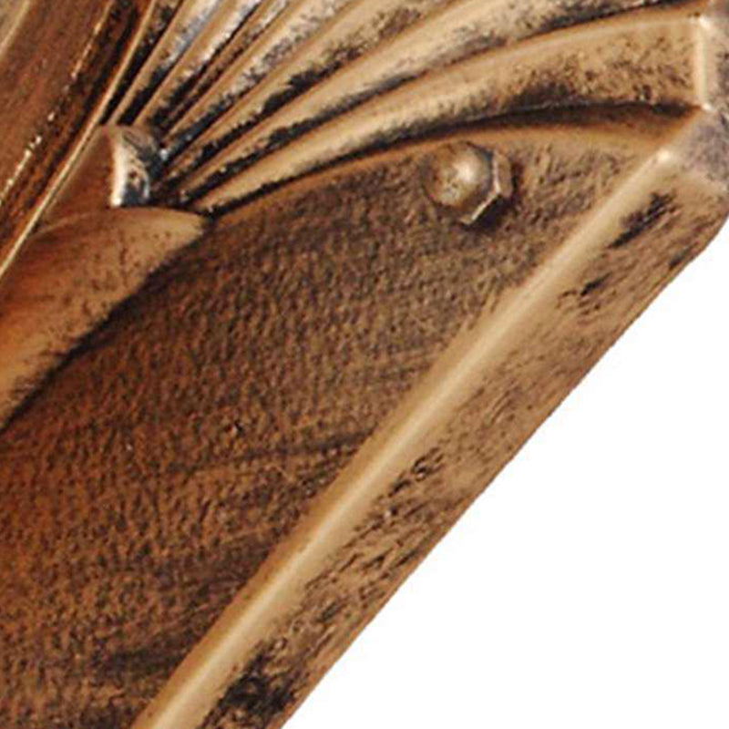 Waterproof Glass Carriage Lantern 1-Light Wall Sconce Lamp