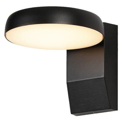 Modern Minimalist Waterproof Rotatable Aluminum PC Square Round LED Wall Sconce Lamp For Outdoor Patio
