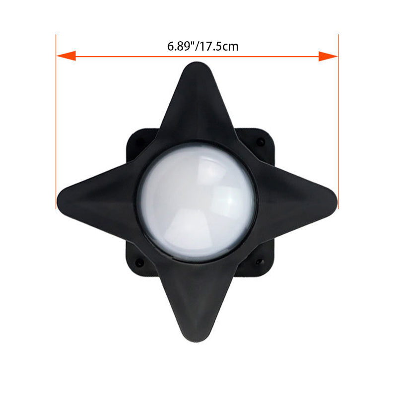 Waterproof Acrylic PC Cross Star LED Wall Sconce Lamp