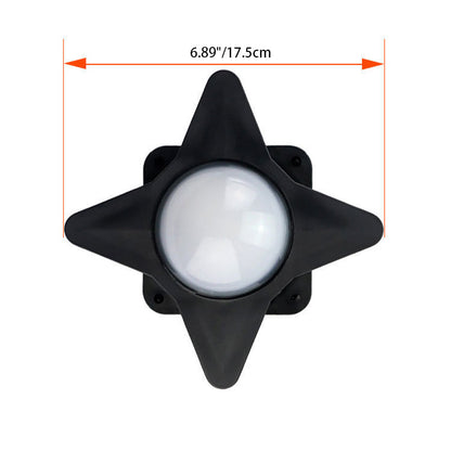 Waterproof Acrylic PC Cross Star LED Wall Sconce Lamp