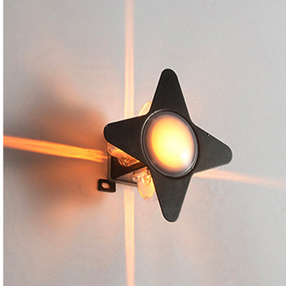 Waterproof Acrylic PC Cross Star LED Wall Sconce Lamp