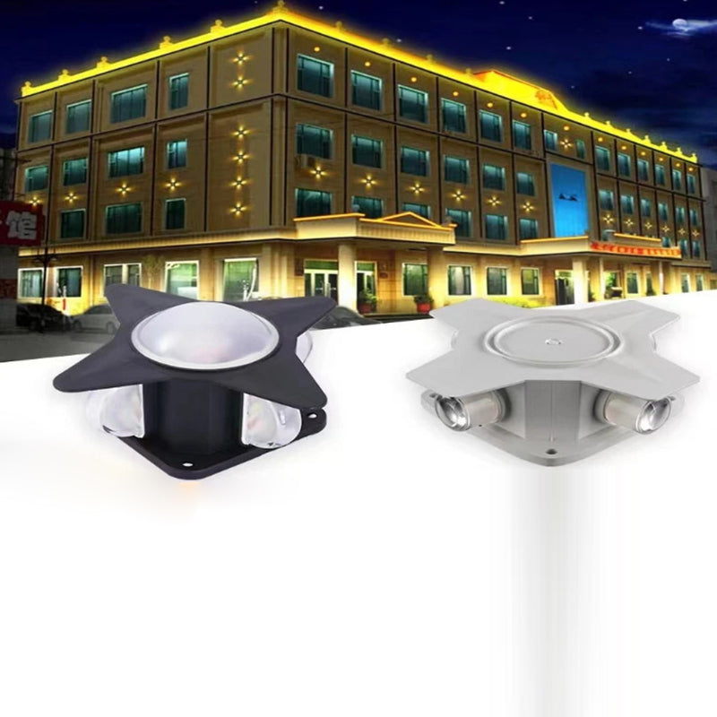Waterproof Acrylic PC Cross Star LED Wall Sconce Lamp