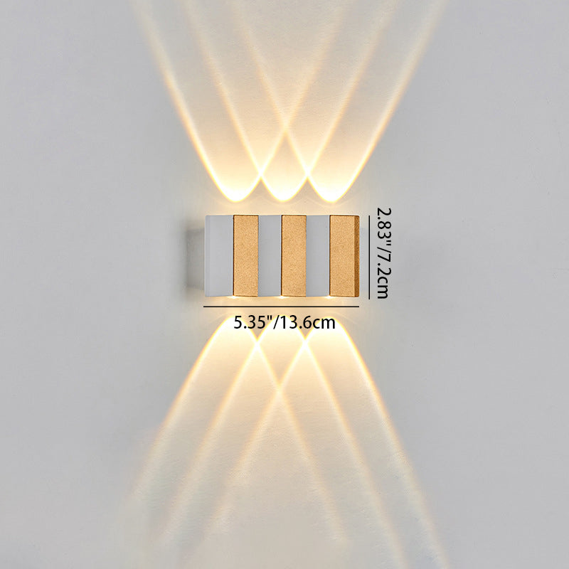 Simplicity Bent Up And Down LED Wall Sconce Lamp