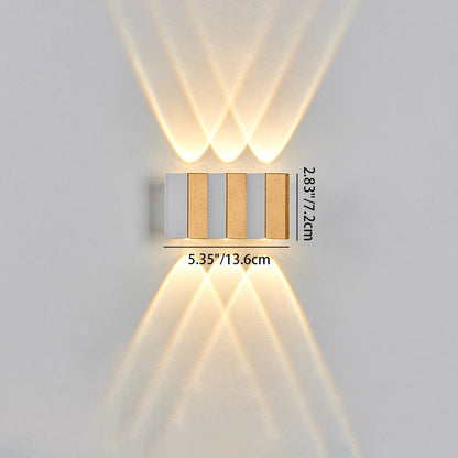 Simplicity Bent Up And Down LED Wall Sconce Lamp