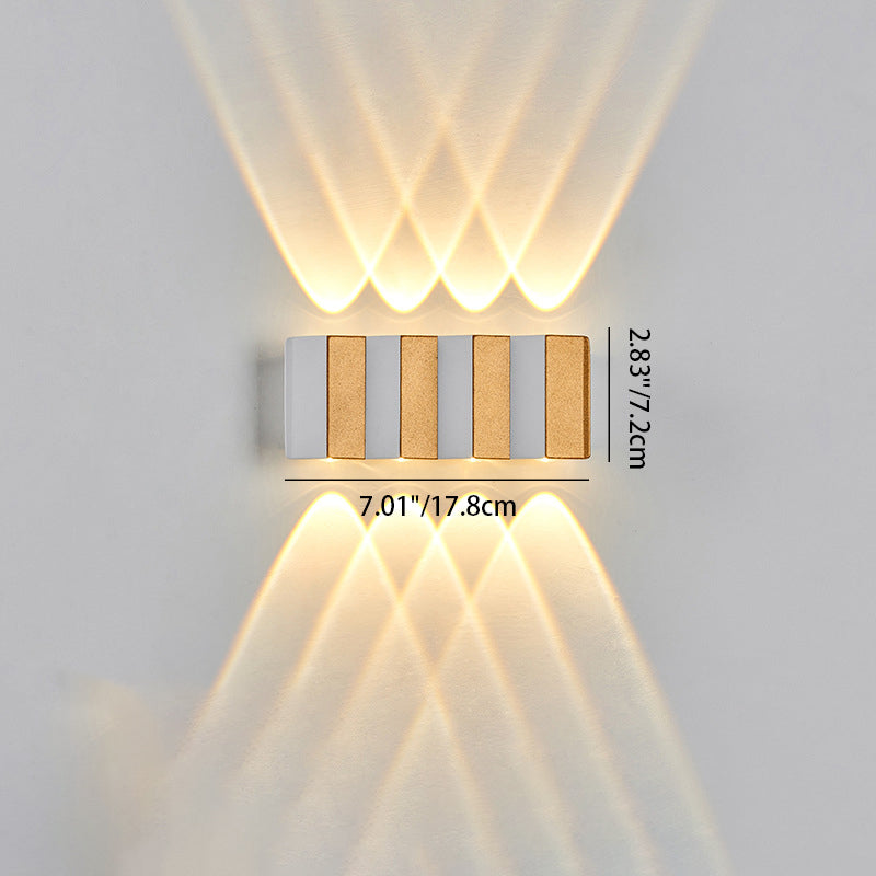 Simplicity Bent Up And Down LED Wall Sconce Lamp
