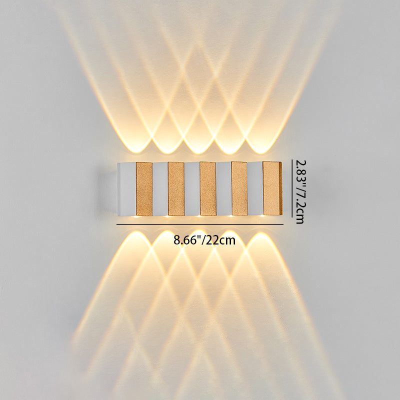 Simplicity Bent Up And Down LED Wall Sconce Lamp