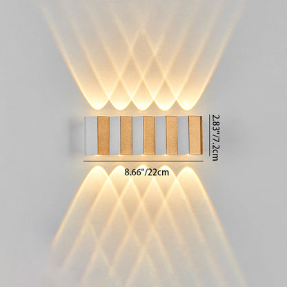 Simplicity Bent Up And Down LED Wall Sconce Lamp