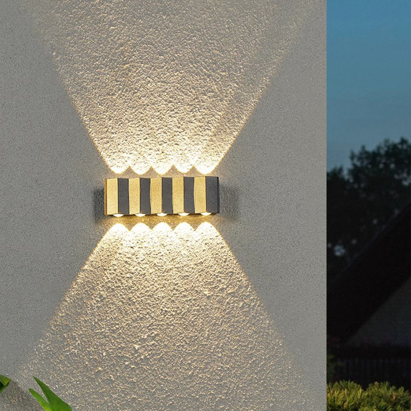 Simplicity Bent Up And Down LED Wall Sconce Lamp