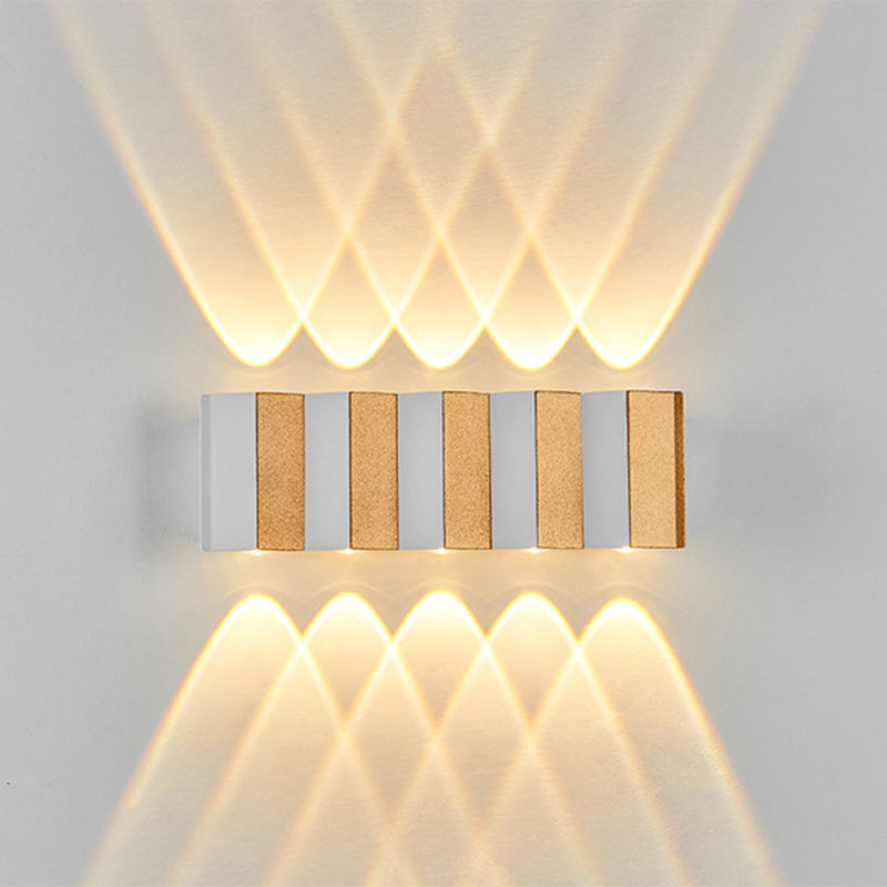 Simplicity Bent Up And Down LED Wall Sconce Lamp
