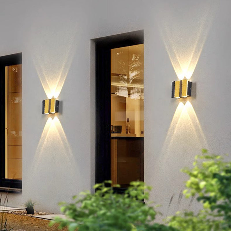 Simplicity Bent Up And Down LED Wall Sconce Lamp