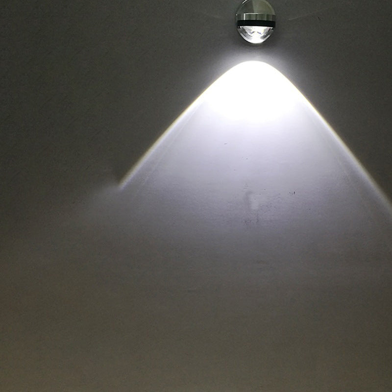 Simplicity Aluminum Crystal Ball LED Wall Sconce Lamp