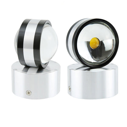 Simplicity Aluminum Crystal Ball LED Wall Sconce Lamp