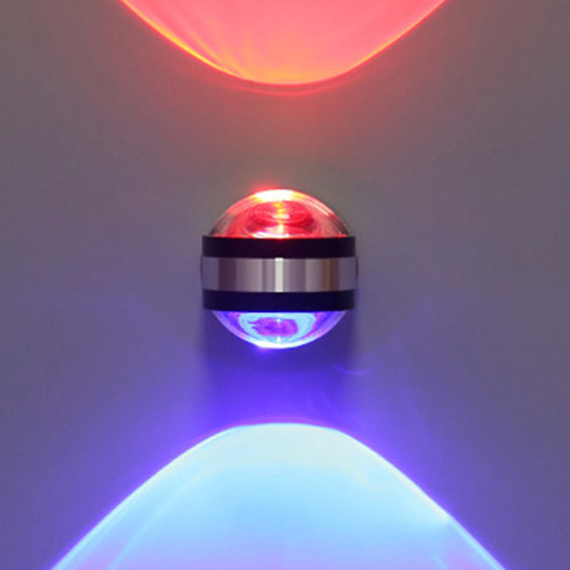 Simplicity Aluminum Crystal Ball LED Wall Sconce Lamp