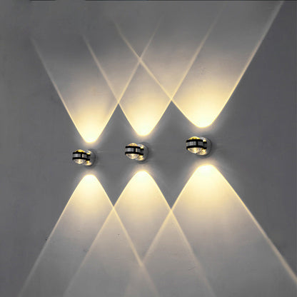Simplicity Aluminum Crystal Ball LED Wall Sconce Lamp