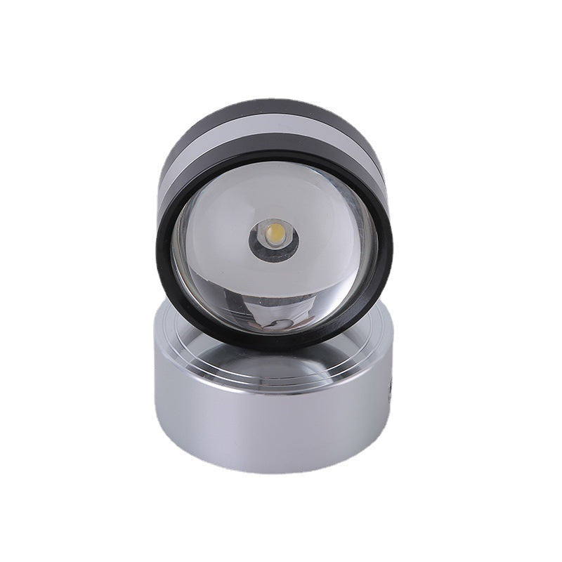Simplicity Aluminum Crystal Ball LED Wall Sconce Lamp