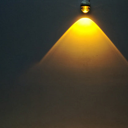 Simplicity Aluminum Crystal Ball LED Wall Sconce Lamp