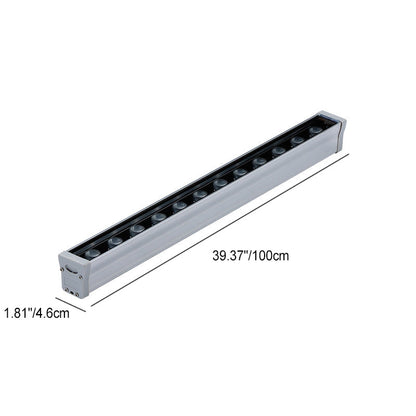 Simplicity Glass Strip Rectangular LED Wall Sconce Lamp