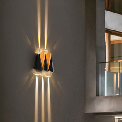 Waterproof Aluminum Plane Up And Down LED Wall Sconce Lamp
