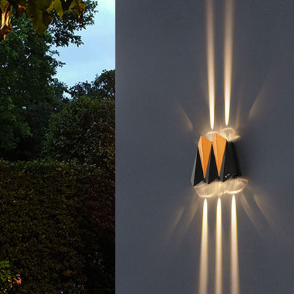 Waterproof Aluminum Plane Up And Down LED Wall Sconce Lamp