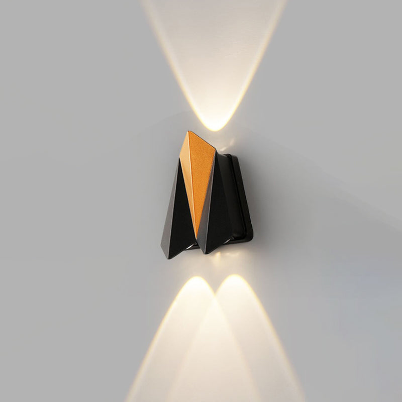 Waterproof Aluminum Plane Up And Down LED Wall Sconce Lamp