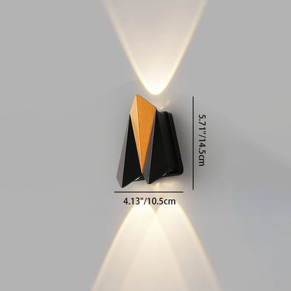Waterproof Aluminum Plane Up And Down LED Wall Sconce Lamp