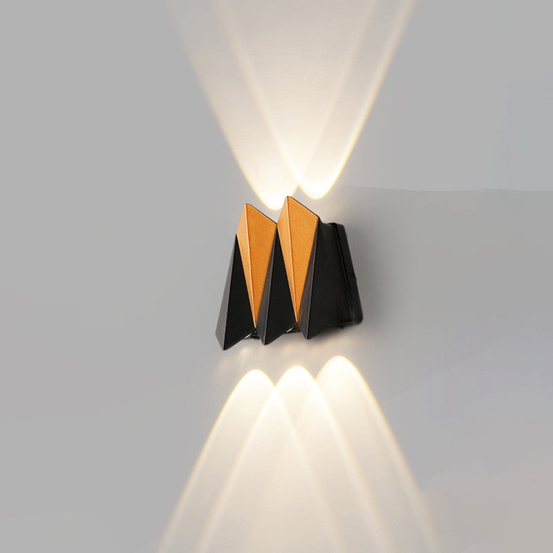 Waterproof Aluminum Plane Up And Down LED Wall Sconce Lamp