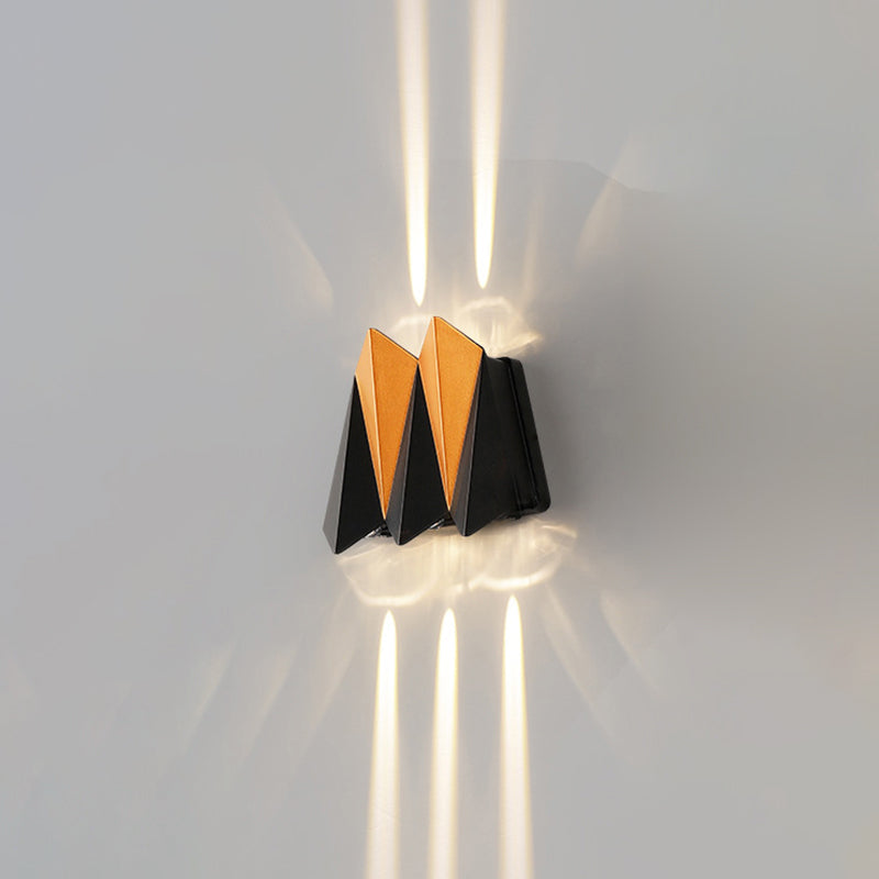 Waterproof Aluminum Plane Up And Down LED Wall Sconce Lamp