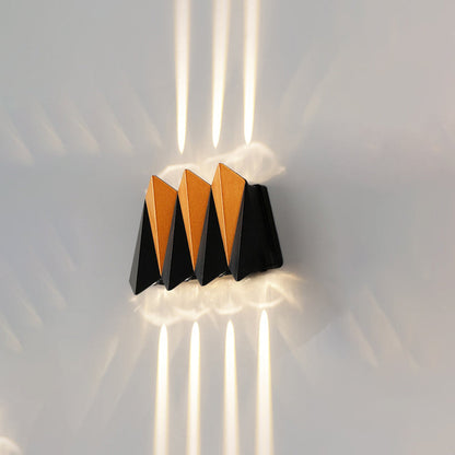 Waterproof Aluminum Plane Up And Down LED Wall Sconce Lamp