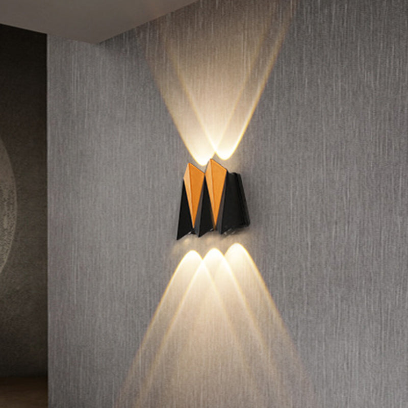 Waterproof Aluminum Plane Up And Down LED Wall Sconce Lamp