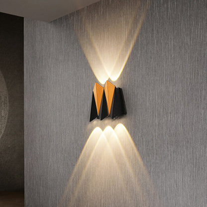 Waterproof Aluminum Plane Up And Down LED Wall Sconce Lamp
