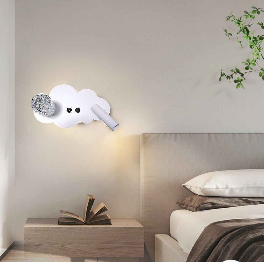 Creative Aluminum Cloud Spotlight LED Wall Sconce Lamp