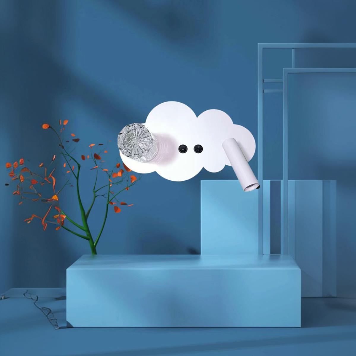 Creative Aluminum Cloud Spotlight LED Wall Sconce Lamp