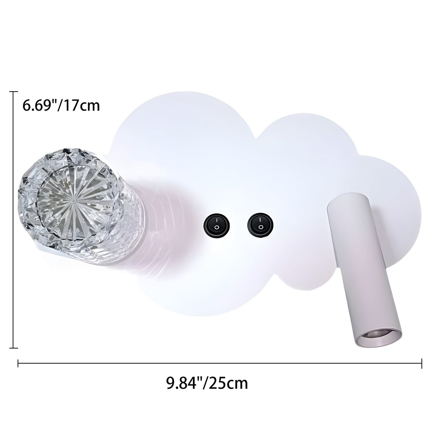 Creative Aluminum Cloud Spotlight LED Wall Sconce Lamp