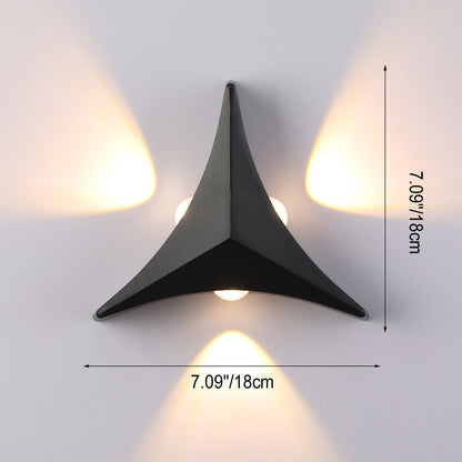 Modern Minimalist Aluminum Triangle LED Wall Sconce Lamp