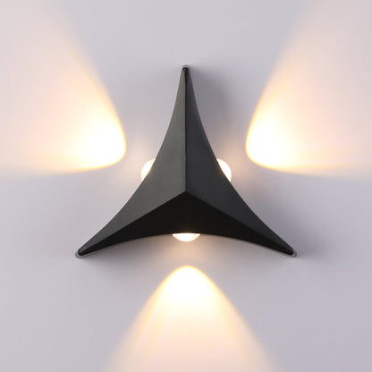 Modern Minimalist Aluminum Triangle LED Wall Sconce Lamp