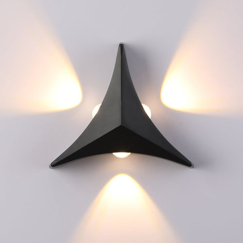 Modern Minimalist Aluminum Triangle LED Wall Sconce Lamp
