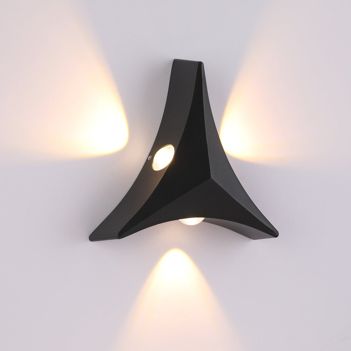 Modern Minimalist Aluminum Triangle LED Wall Sconce Lamp