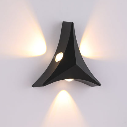Modern Minimalist Aluminum Triangle LED Wall Sconce Lamp