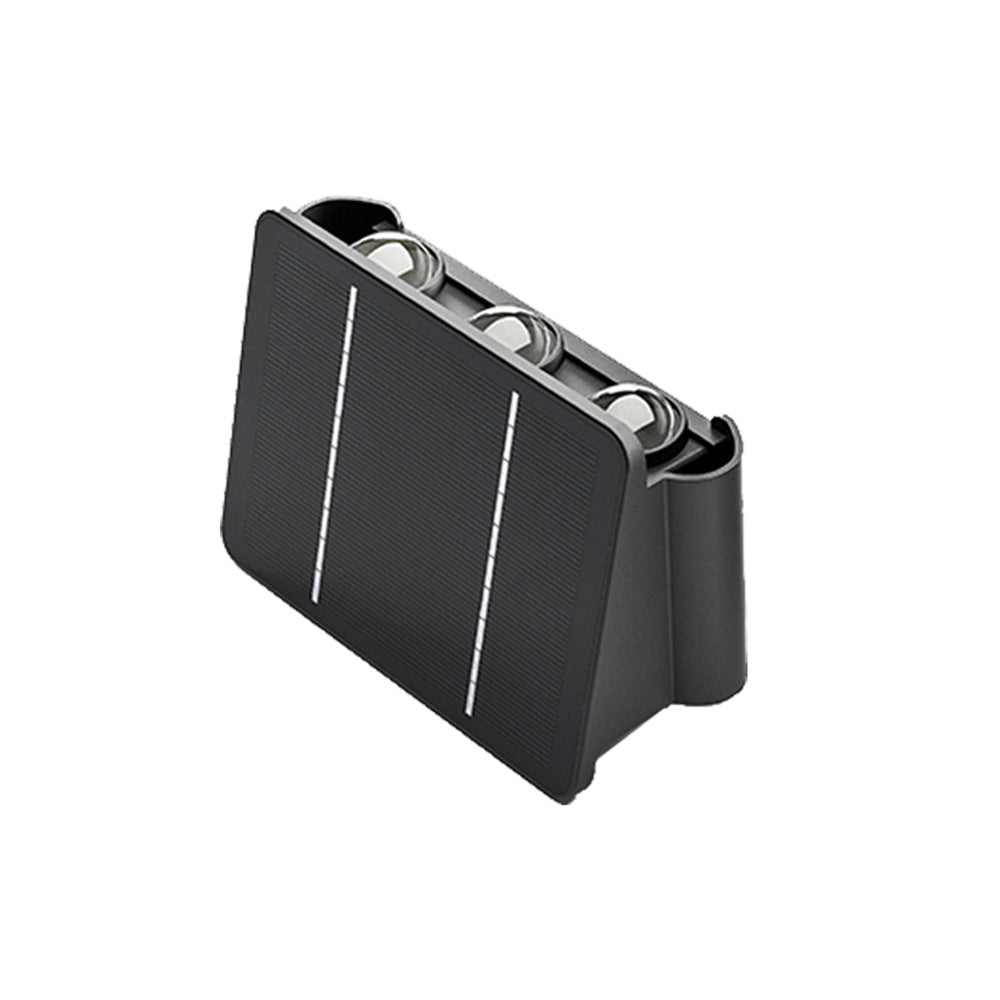 Solar ABS Acrylic Rectangular LED Wall Sconce Lamp