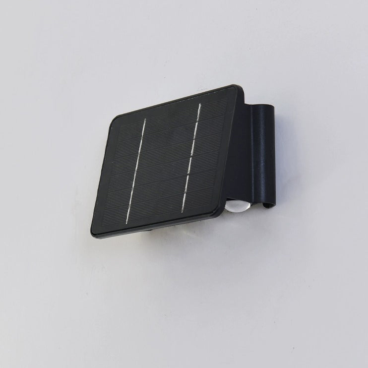 Solar ABS Acrylic Rectangular LED Wall Sconce Lamp