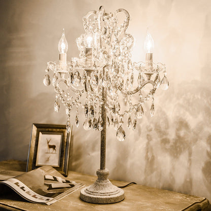 Traditional Vintage Iron Table Lamp