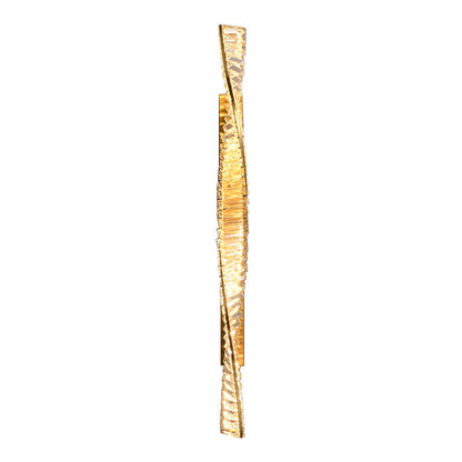 Luxury Metal Crystal Strip DNA Helix LED Wall Sconce Lamp