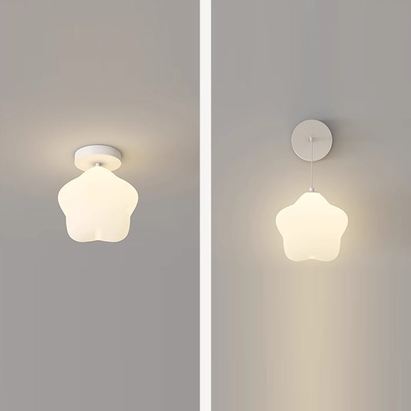 Modern Simplicity Iron PE Star LED Wall Sconce Lamp