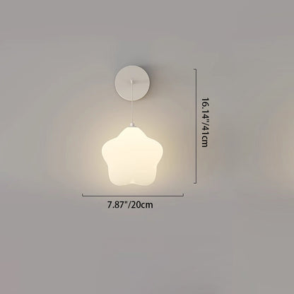 Modern Simplicity Iron PE Star LED Wall Sconce Lamp