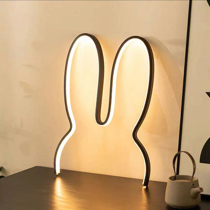 Kids Metal USB Bunny Ear Hanging LED Wall Sconce Lamp
