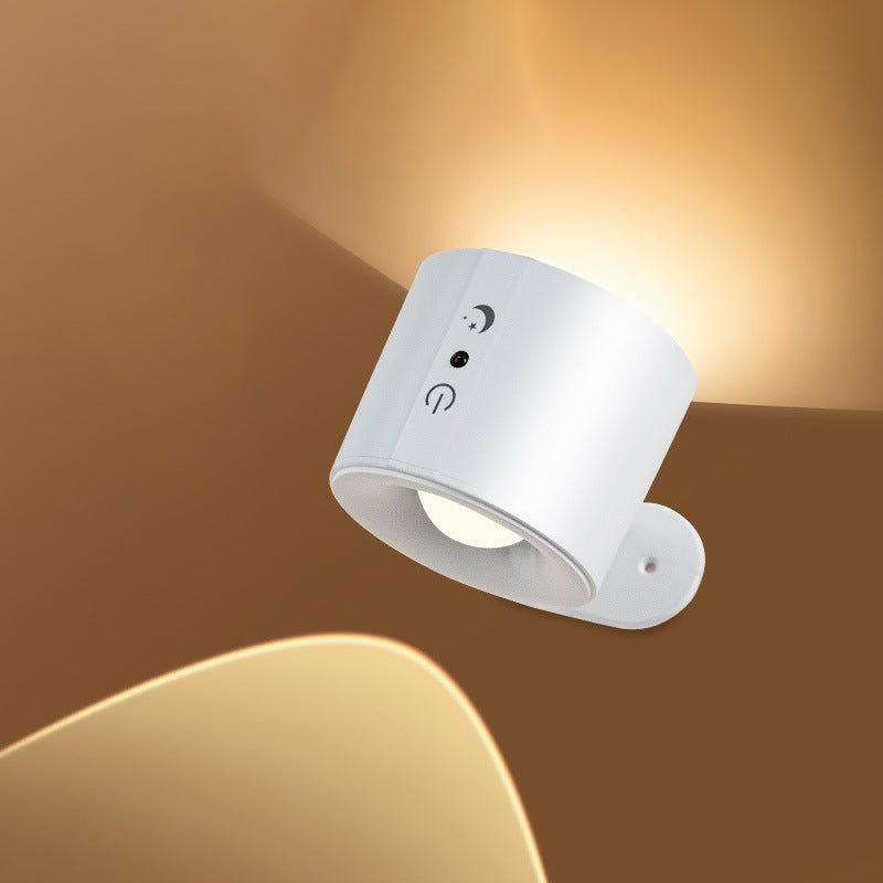 Simplicity ABS PC Round LED Wall Sconce Lamp Night Light