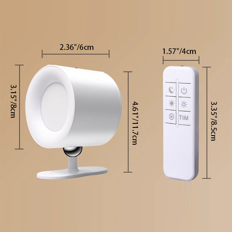 Simplicity ABS PC Round LED Wall Sconce Lamp Night Light