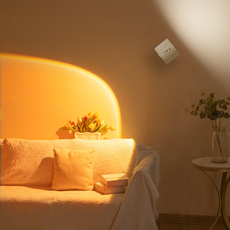 Simplicity ABS PC Round LED Wall Sconce Lamp Night Light